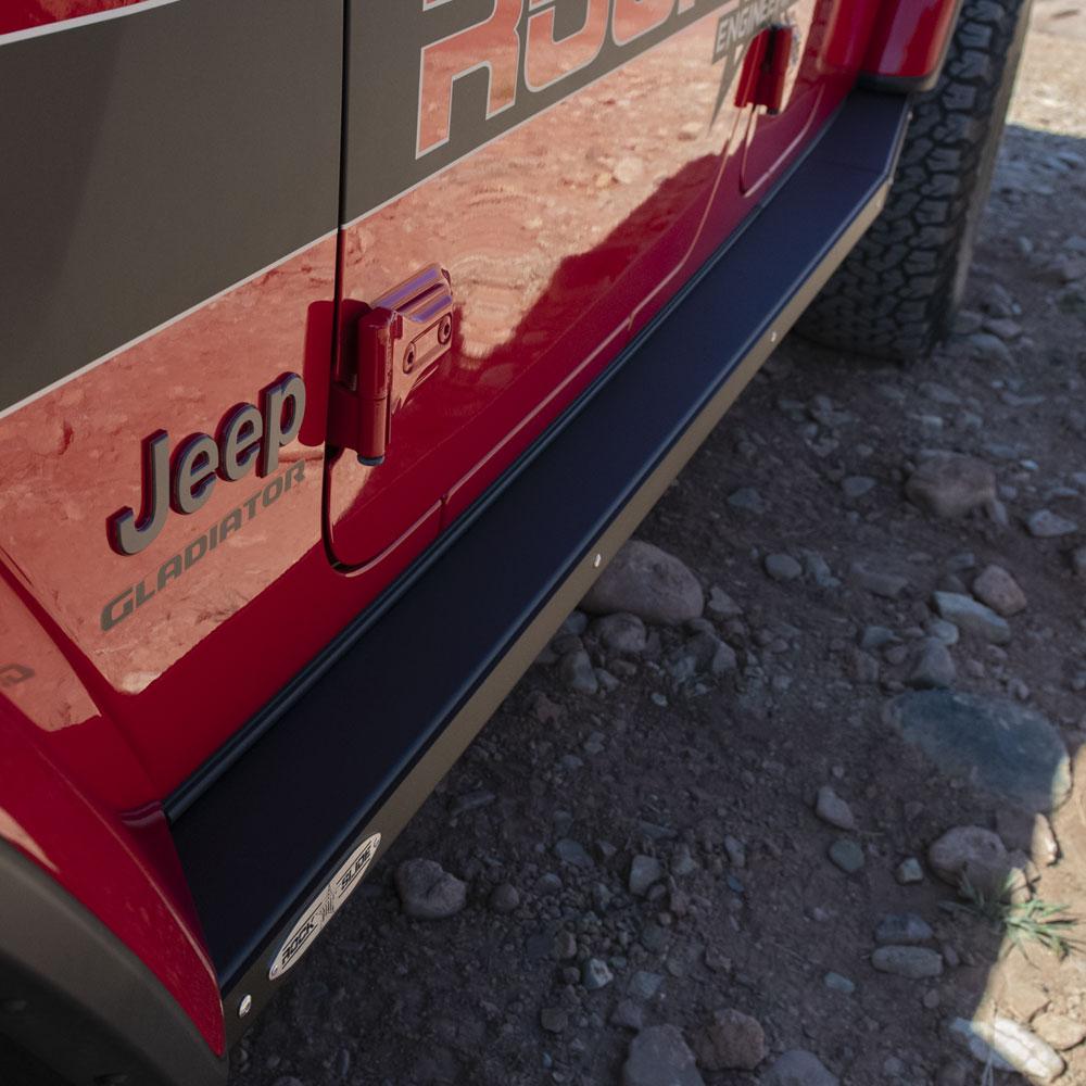 Rock Slide Engineering JT 4 Door Step Slider Skid Plate (2020-2023 Gladiator) - AX-SP-300-JT4