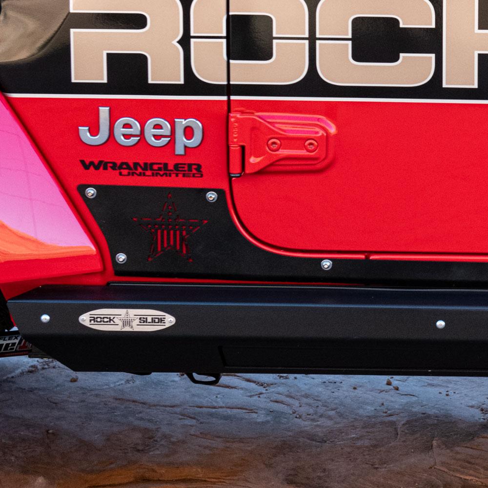 Rock Slide Engineering JL 4 Door Step Slider Rocker Guards (2018-2020 Wrangler) - AX-SS-RG-JL4