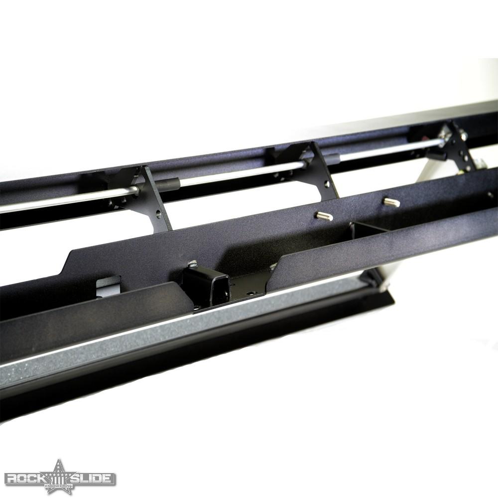 Rock Slide Engineering Step Slider Skid Plate Kit for 2007-18 Jeep JK 4 Door (2007-2018 Wrangler, Wrangler JK) - AX-SS-SP-JK4