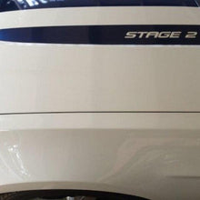 Anchor Room Roush Style Hood Spears (2010-2012 Mustang) - Matte White, No Text - 10FM_RSHS_MW