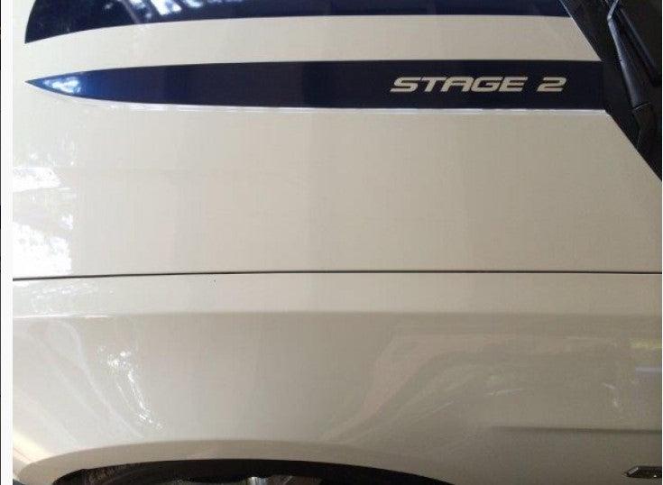 Anchor Room Roush Style Hood Spears - Red (Wild Card / Race Red) , Stage 3(2010-2012 Mustang) - 10FM_RSHS_S3_S