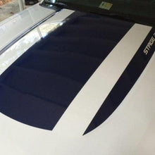 Anchor Room Roush Style Hood Spears (2010-2012 Mustang) - Matte White, No Text - 10FM_RSHS_MW