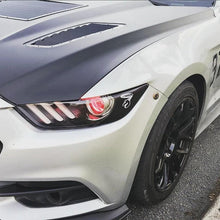 Anchor Room Printed Headlight Amber Corner Blackout - Design 5 (2015-2017Mustang & 2016-2020 GT350 & 2020-2023 GT500)) - 15FM_HAC_M_5