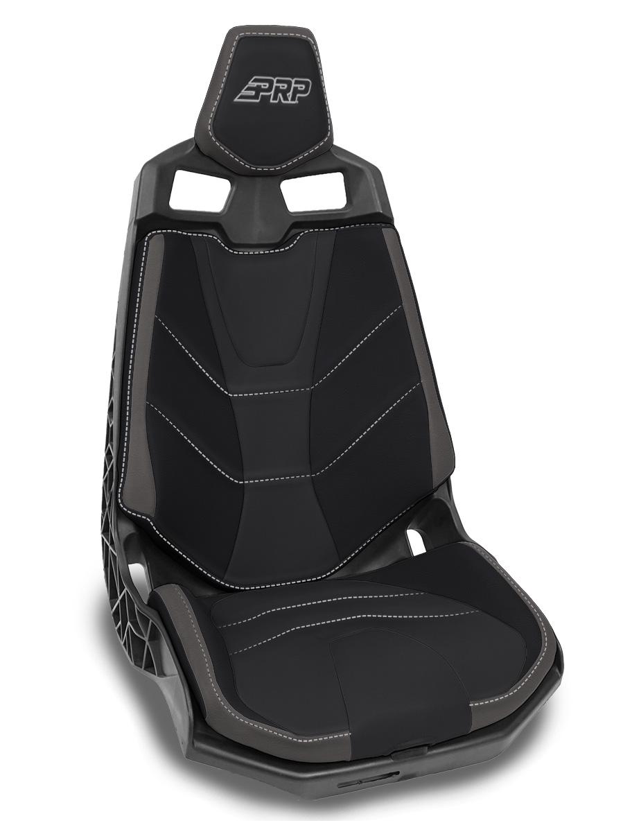 PRP Seats Seat Covers for Can-Am Maverick X3 and Maverick R Pair Black and Gray - B002-03
