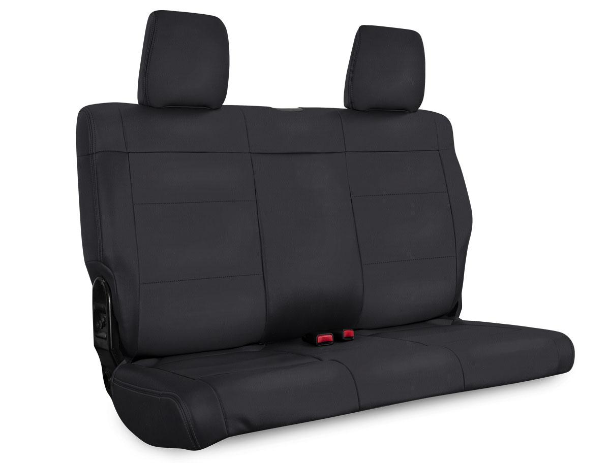 PRP Seats Rear Seat Cover for 11-12 Jeep Wrangler JK 2 Door All Black - B020-02