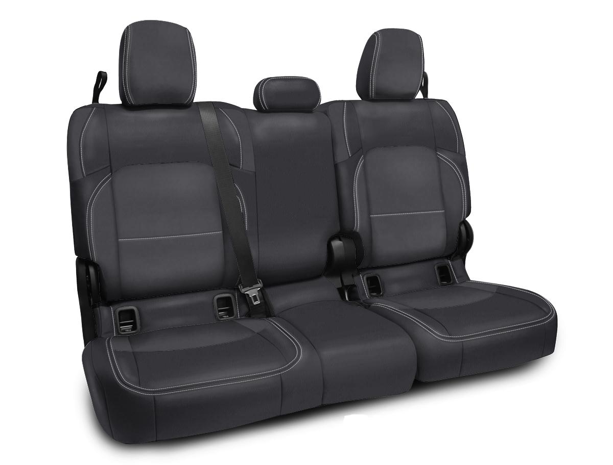PRP Seats Rear Bench Cover for Jeep Gladiator JT with no Armrest Black and Gray - B055-03