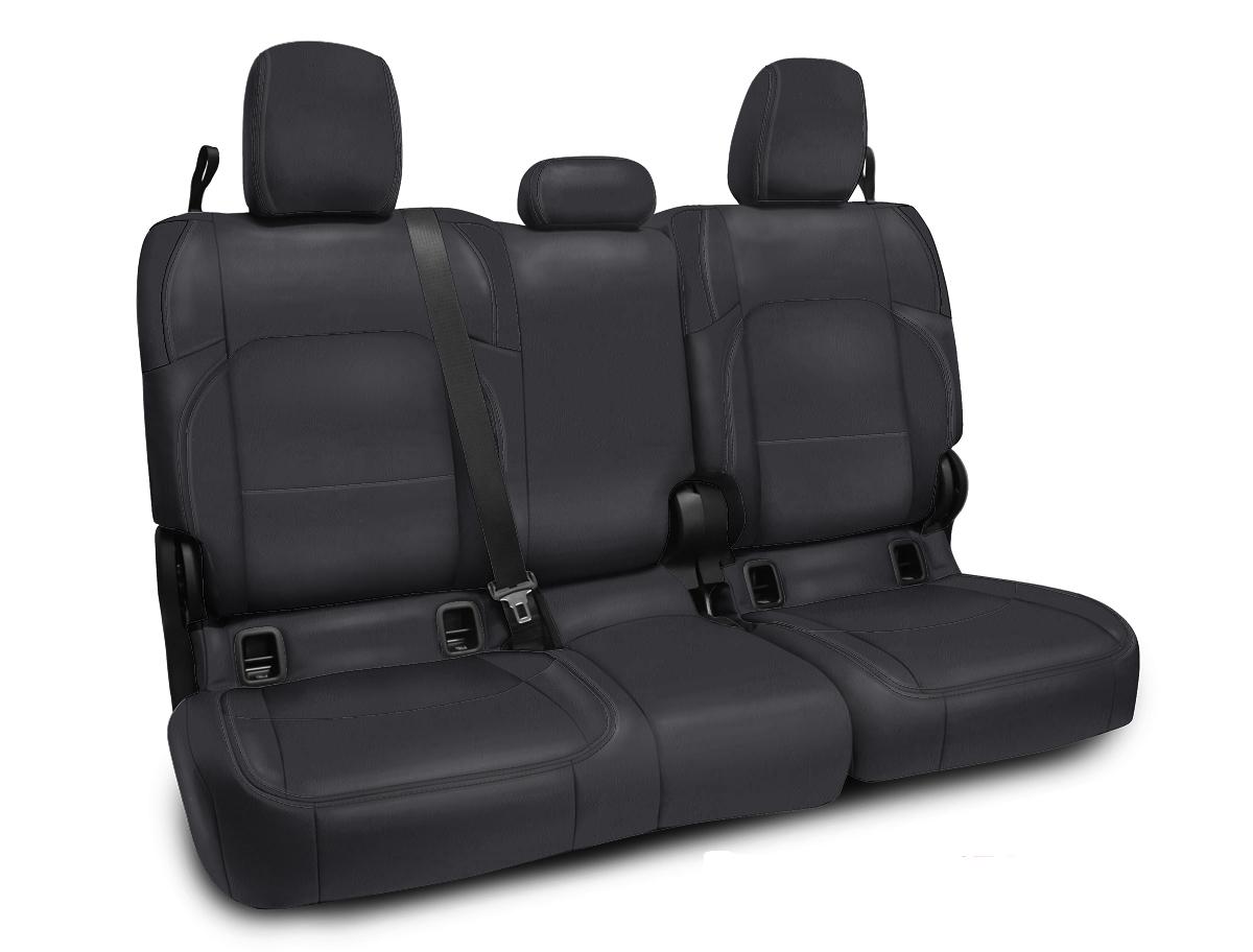 PRP Seats Rear Bench Cover for Jeep Gladiator JT With Armrest All Black - B056-02