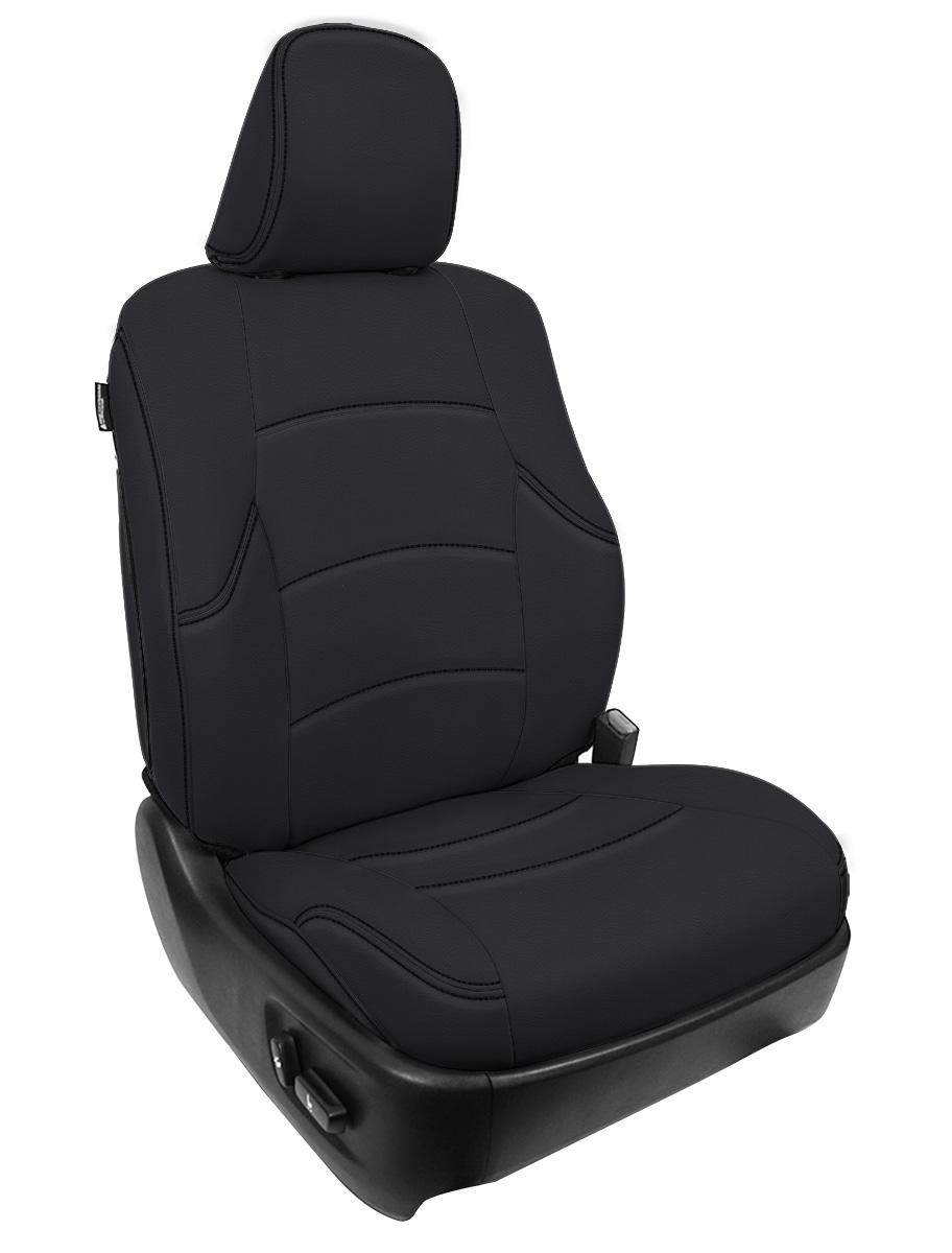 PRP Seats Front Seat Covers for 2011-Up Toyota 4Runner Pair All Black - B066-02