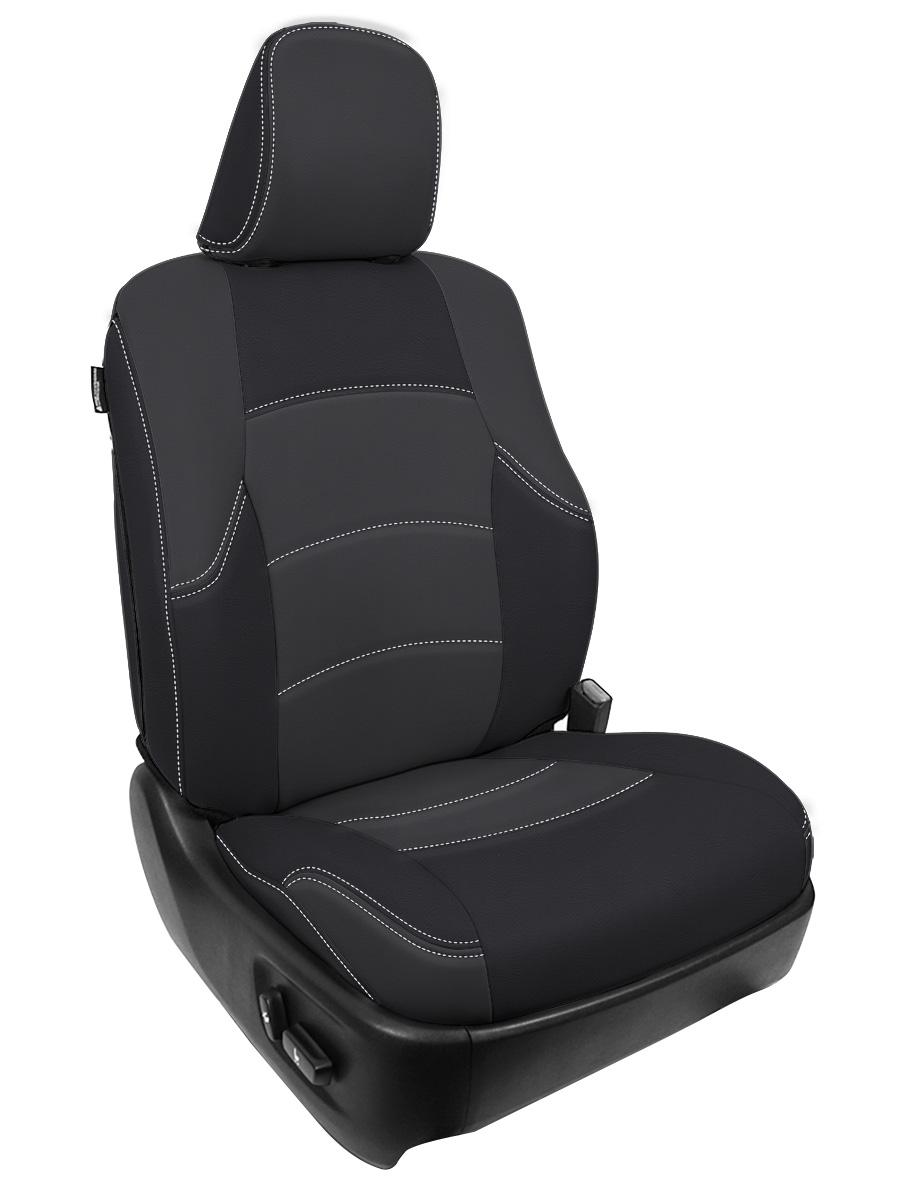 PRP Seats Front Seat Covers for 2011-Up Toyota 4Runner Pair Black and Gray - B066-03