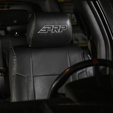 PRP Seats Front Seat Covers for 2012-14 Ford Raptor Pair Black with Silver Stitch - B068-06