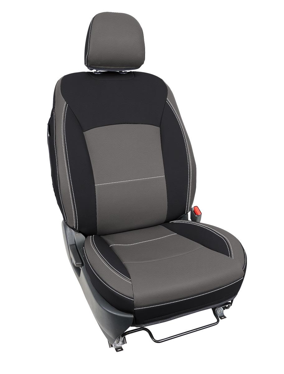 PRP Seats Front Seat Covers for 2015-2020 Subaru Outback Pair Black and Gray - B076-03