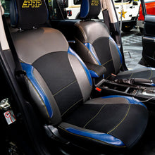 PRP Seats Front Seat Covers for 2013-2017 Subaru Crosstrek Pair Black with Red Stitch - B080-01