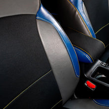 PRP Seats Front Seat Covers for 2013-2017 Subaru Crosstrek Pair Black with Red Stitch - B080-01