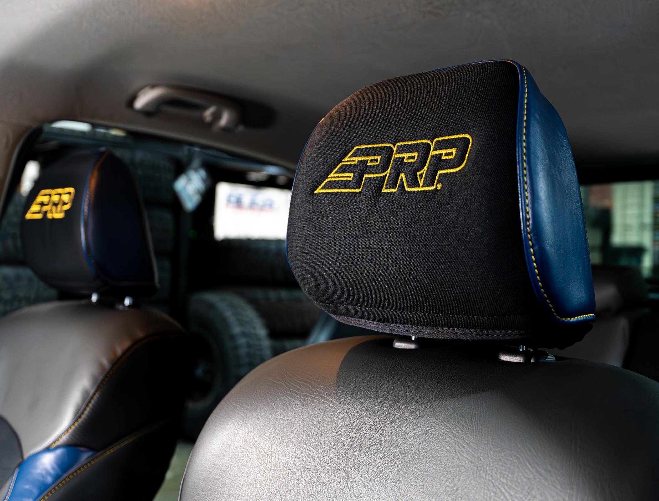 PRP Seats Front Seat Covers for 2013-2017 Subaru Crosstrek Pair Black with Red Stitch - B080-01