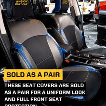 PRP Seats Front Seat Covers for 2013-2017 Subaru Crosstrek Pair Black with Red Stitch - B080-01