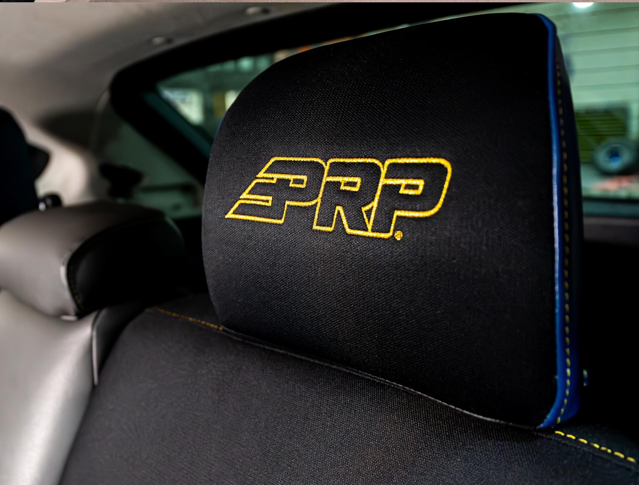 PRP Seats Rear Bench Seat Cover for 2013-2017 Subaru Crosstrek Black with Red Stitch - B081-01