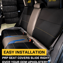 PRP Seats Rear Bench Seat Cover for 2013-2017 Subaru Crosstrek Black with Red Stitch - B081-01