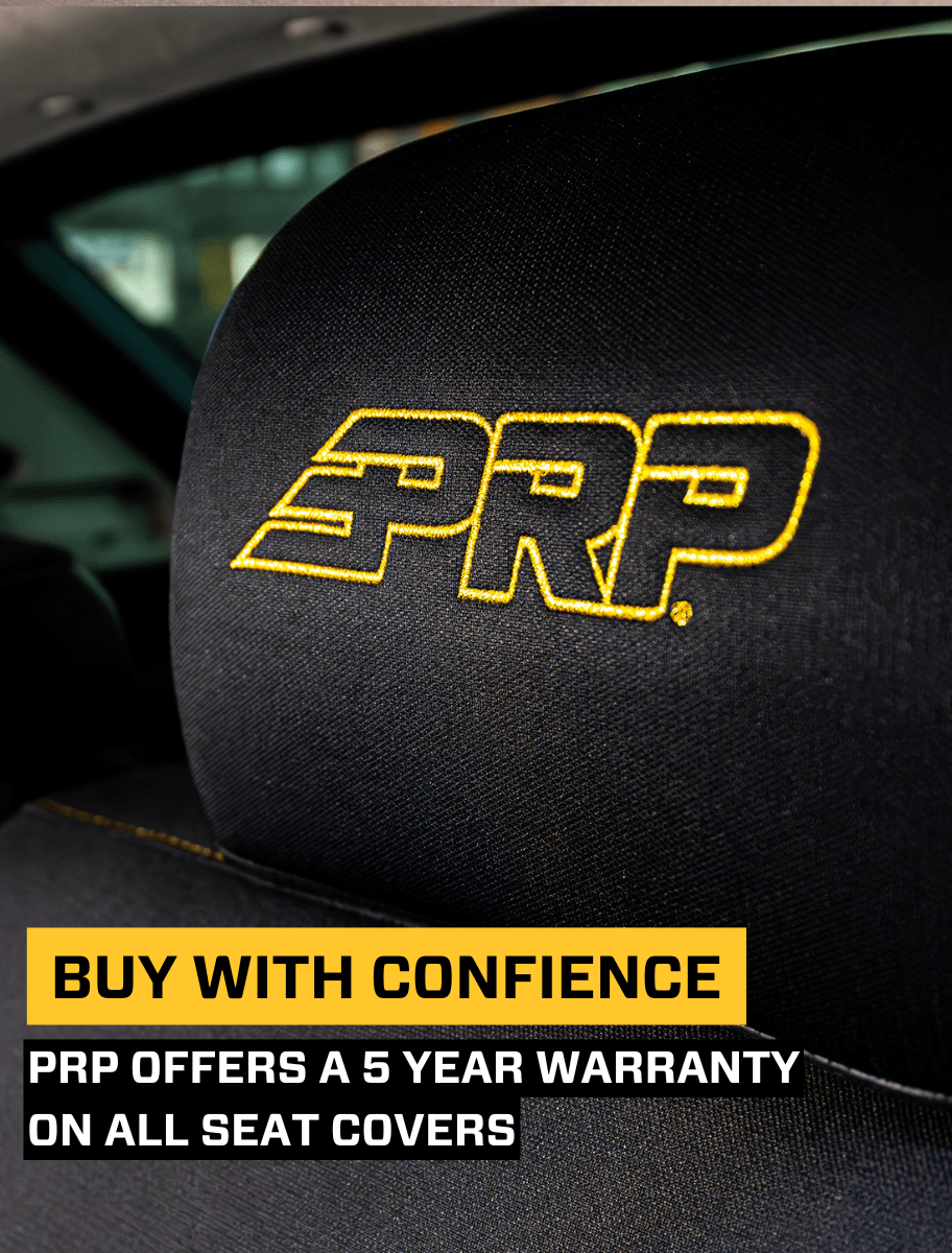 PRP Seats Rear Bench Seat Cover for 2013-2017 Subaru Crosstrek Black with Red Stitch - B081-01