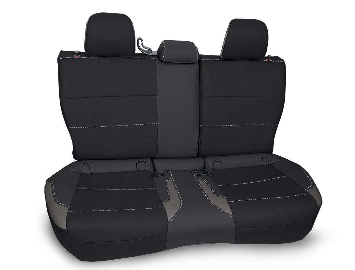 PRP Seats Rear Bench Seat Cover for 2013-2017 Subaru Crosstrek Black and Gray - B081-03