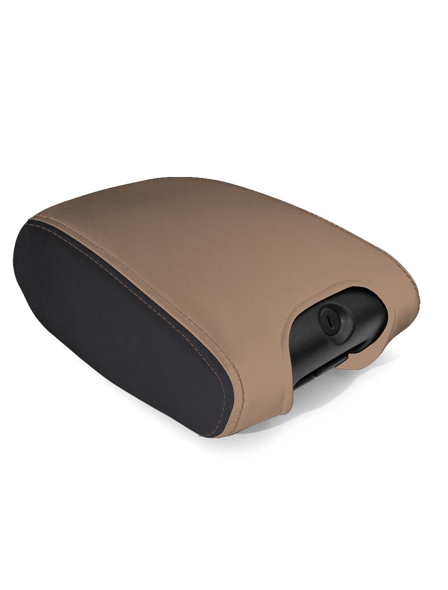 PRP Seats Center Console Cover for '11'18 Jeep Wrangler JK/JKU Black and Tan - B104-04
