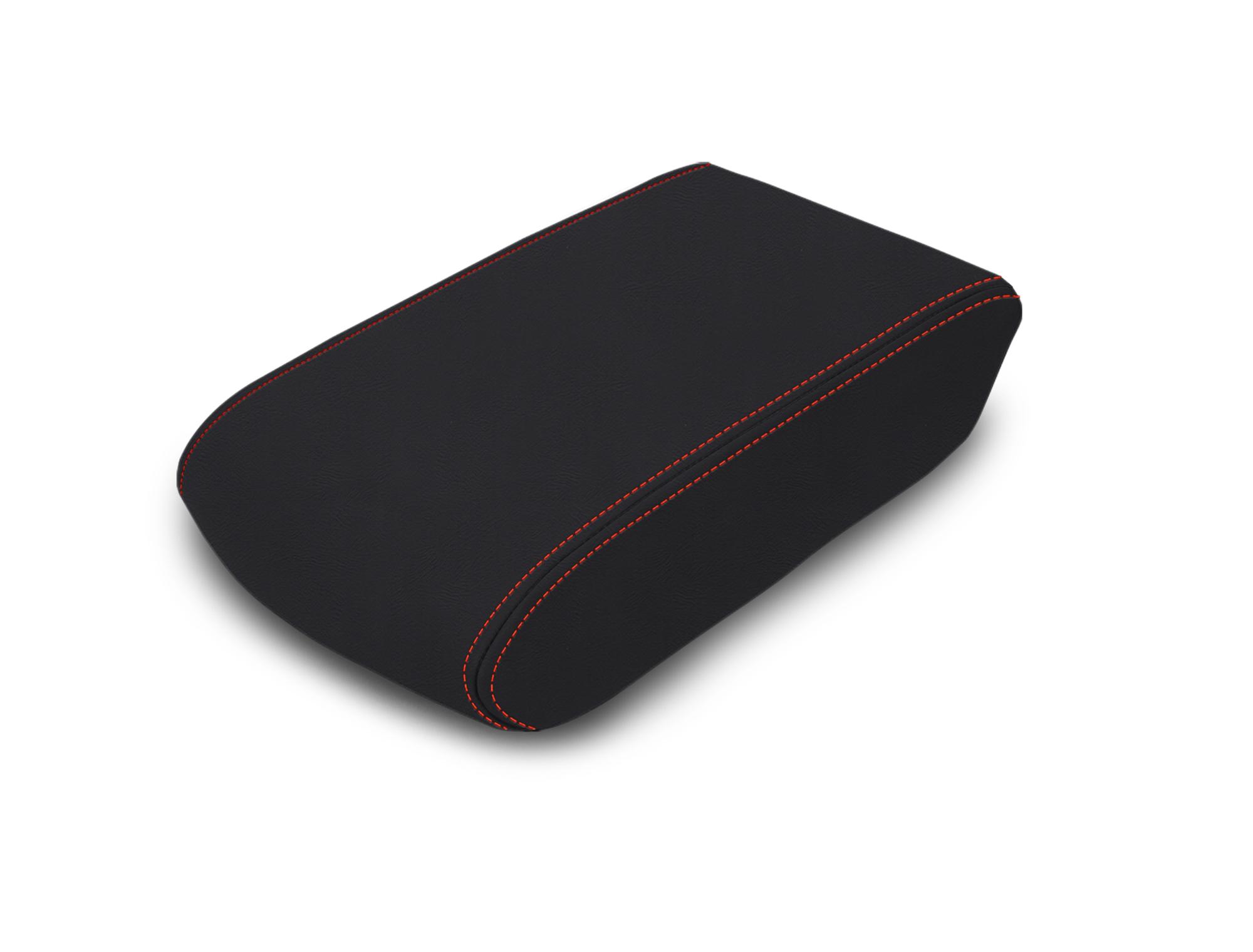 PRP Seats Center Console Cover for 2011-2024Toyota 4Runner Black and Orange - B106-05