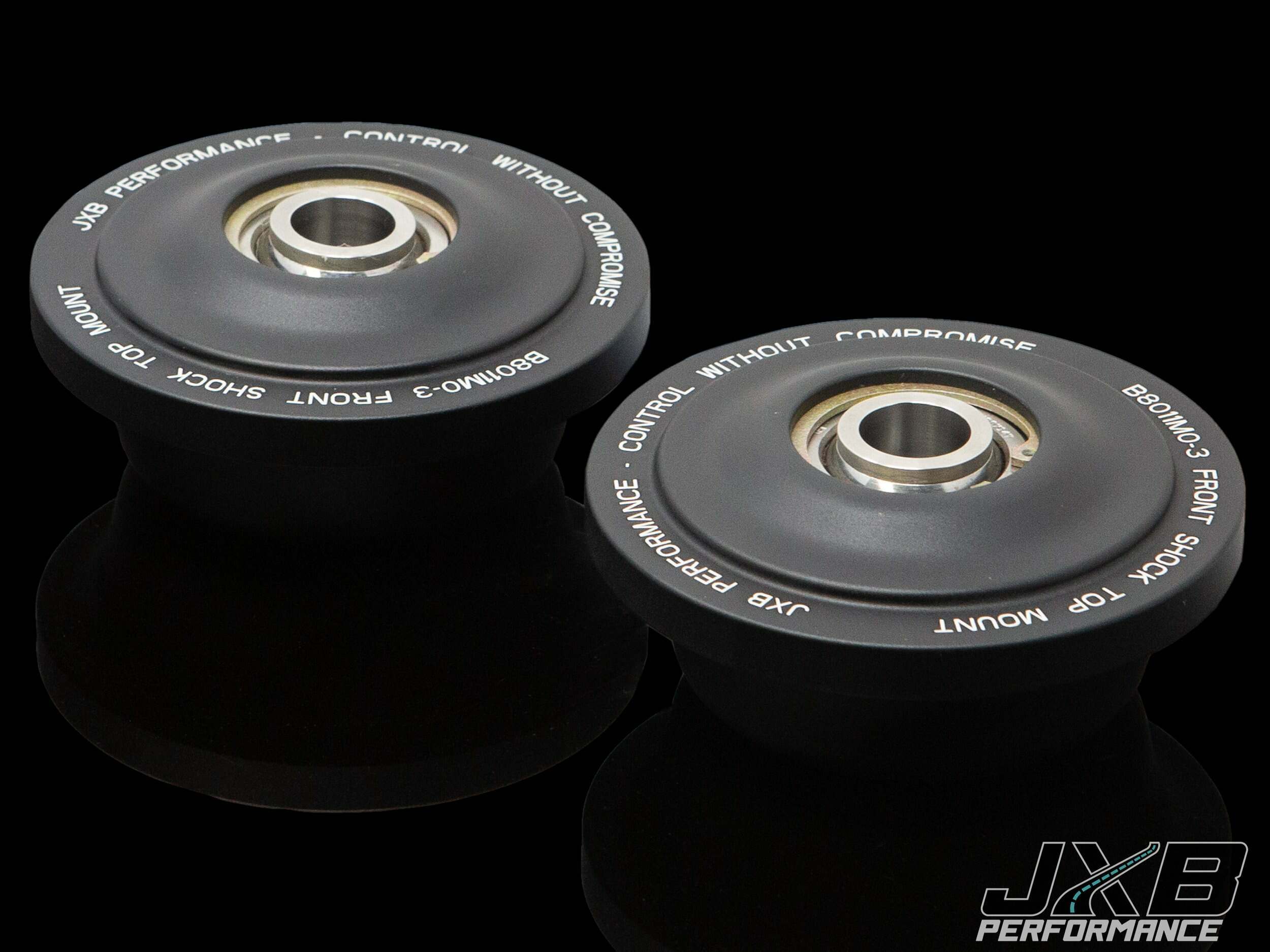 JXB Performance Front Spherical Upper Shock Mounts - Audi B8/8.5 - 16T Bearing - B8011A1