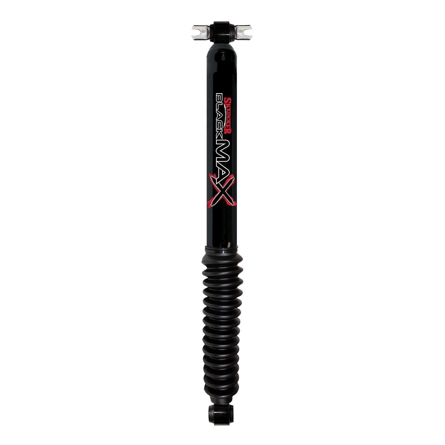Skyjacker Black MAX Shock Absorber w/Black Boot 27.07 Inch Extended 15.94 Inch Collapsed 84-01 Jeep Cherokee 97-06 Jeep Wrangler 97-06 Jeep TJ - B8563