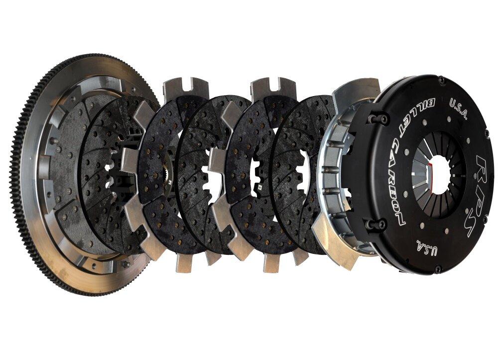 RPS Billet Carbon Hellcat Triple Disc Clutch Kit (2015-2019 Challenger) - BC3-HELLCAT
