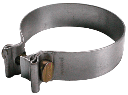 Diamond Eye Performance Exhaust Clamp 4 Inch Stainless Torca Band Clamp Diamond Eye - BC400S409