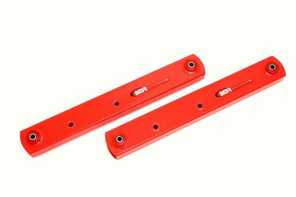 BMR BCA003R Red Lower Control Arms, Boxed, Non-Adj, Poly Bushings G-Body 1978 - 1987 Buick Grand National, Buick Regal, Chevy Malibu, Oldsmobile CutlaSS, Pontiac Grand Prix