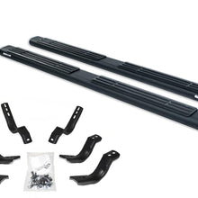 Go Rhino 6" OE Xtreme Side Steps with Mounting Brackets Kit - Textured Black Finish (2015-2022 1500, 1500 Classic) - 686439987T