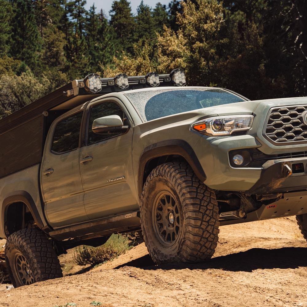 Rock Slide Engineering Tacoma Rock Sliders For 05-23 Toyota Tacoma Standard Bed Black Powdercoat Steel (2005-2023 Tundra, Tacoma) - BD-SL-100-TACO