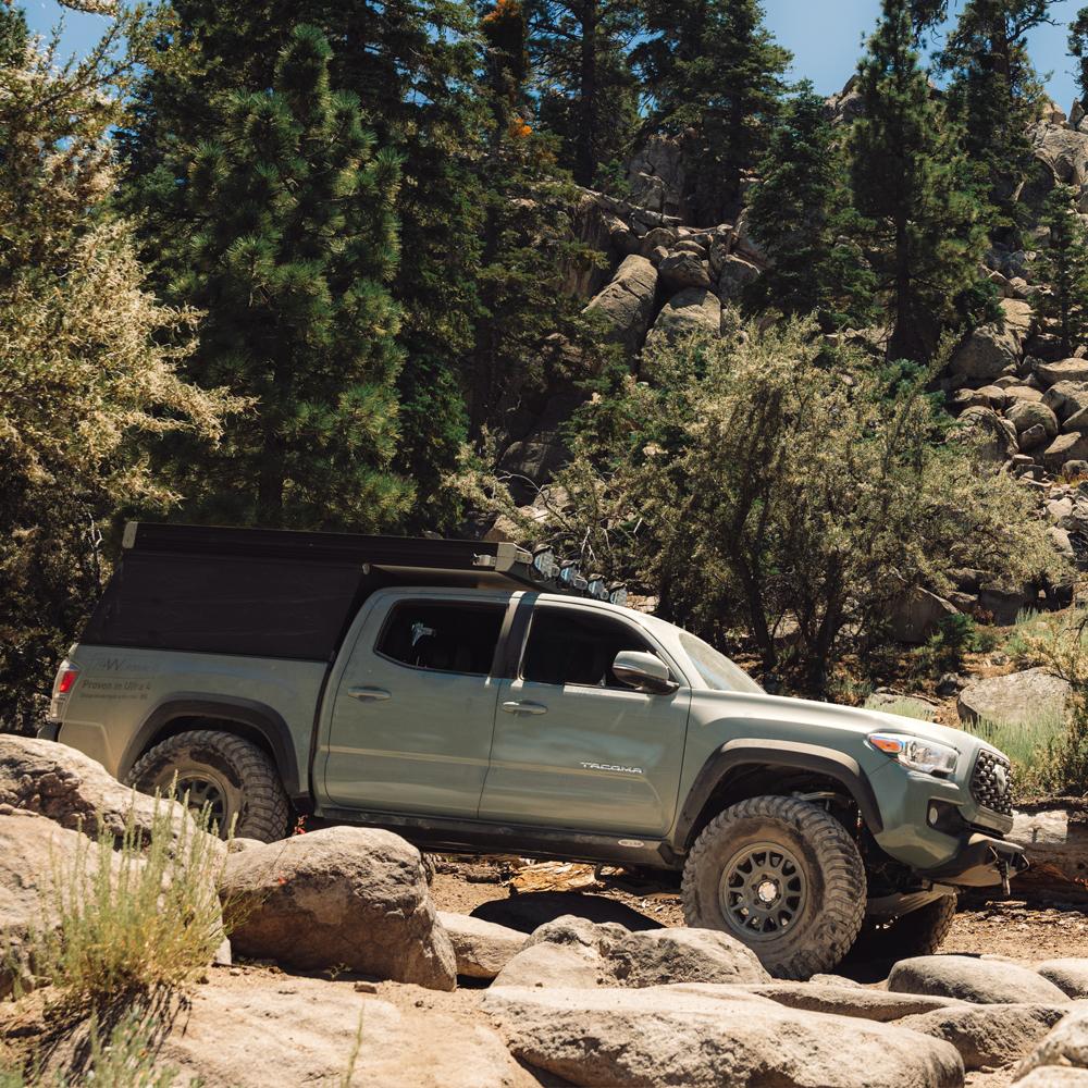 Rock Slide Engineering Tacoma Rock Sliders For 05-23 Toyota Tacoma Standard Bed Black Powdercoat Steel (2005-2023 Tundra, Tacoma) - BD-SL-100-TACO