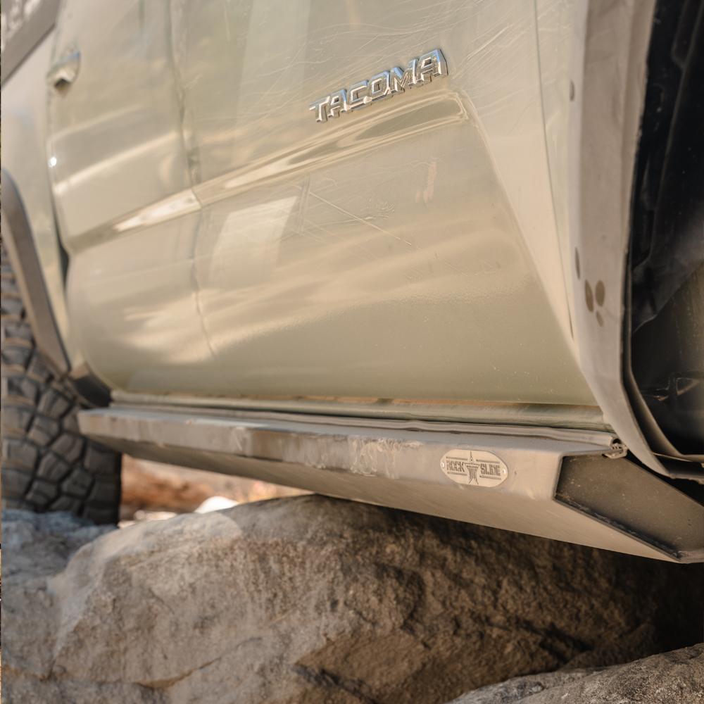 Rock Slide Engineering Tacoma Rock Sliders For 05-23 Toyota Tacoma Standard Bed Black Powdercoat Steel (2005-2023 Tundra, Tacoma) - BD-SL-100-TACO