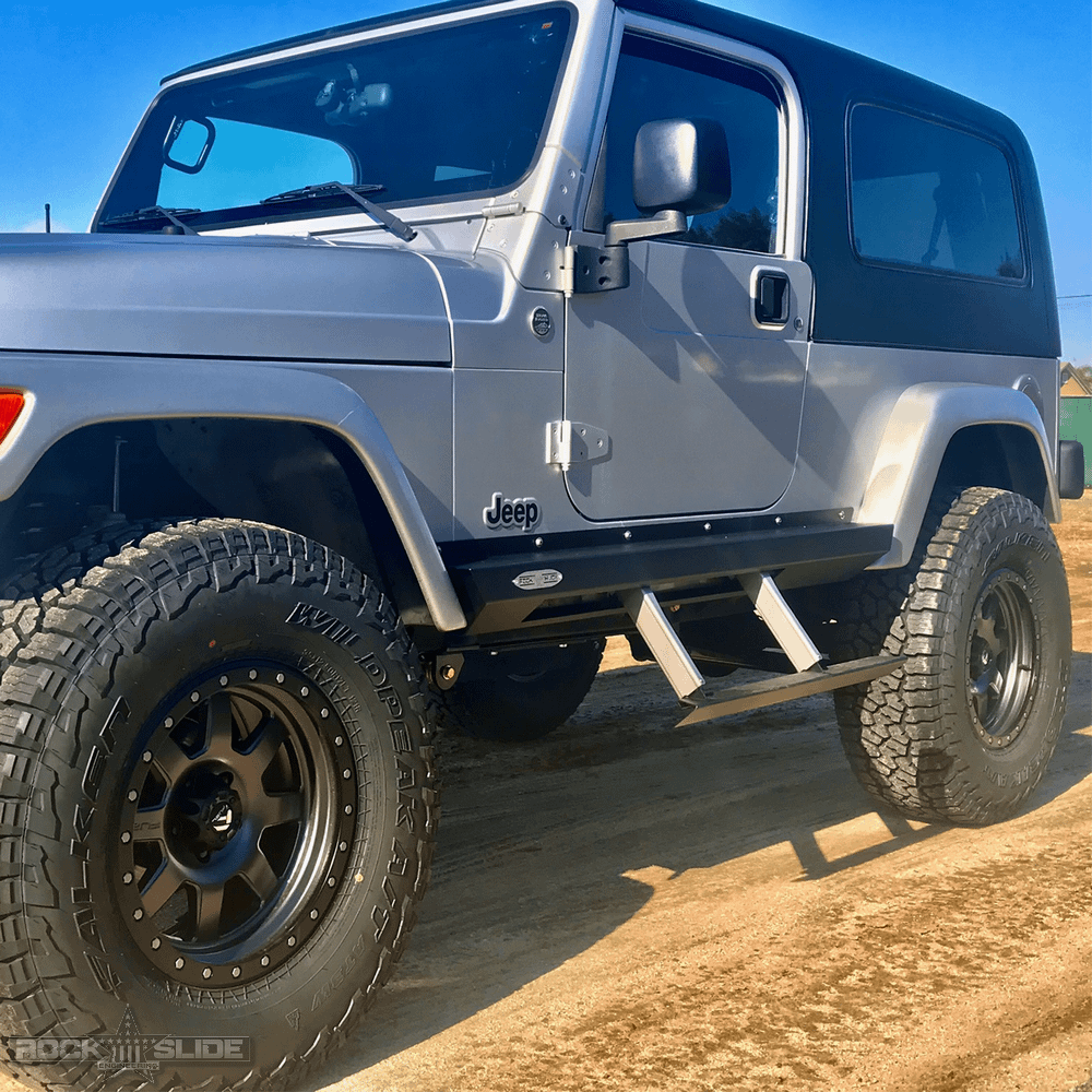 Rock Slide Engineering LJ 2 Door Step Slider (2003-2006 Wrangler) - BD-SS-100-LJ