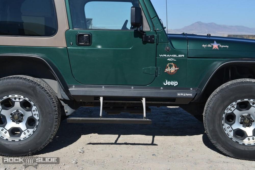 Rock Slide Engineering TJ 2 Door Step Slider (1997-2006 Wrangler) - BD-SS-100-TJ