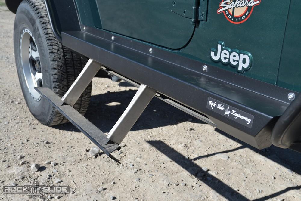 Rock Slide Engineering TJ 2 Door Step Slider (1997-2006 Wrangler) - BD-SS-100-TJ