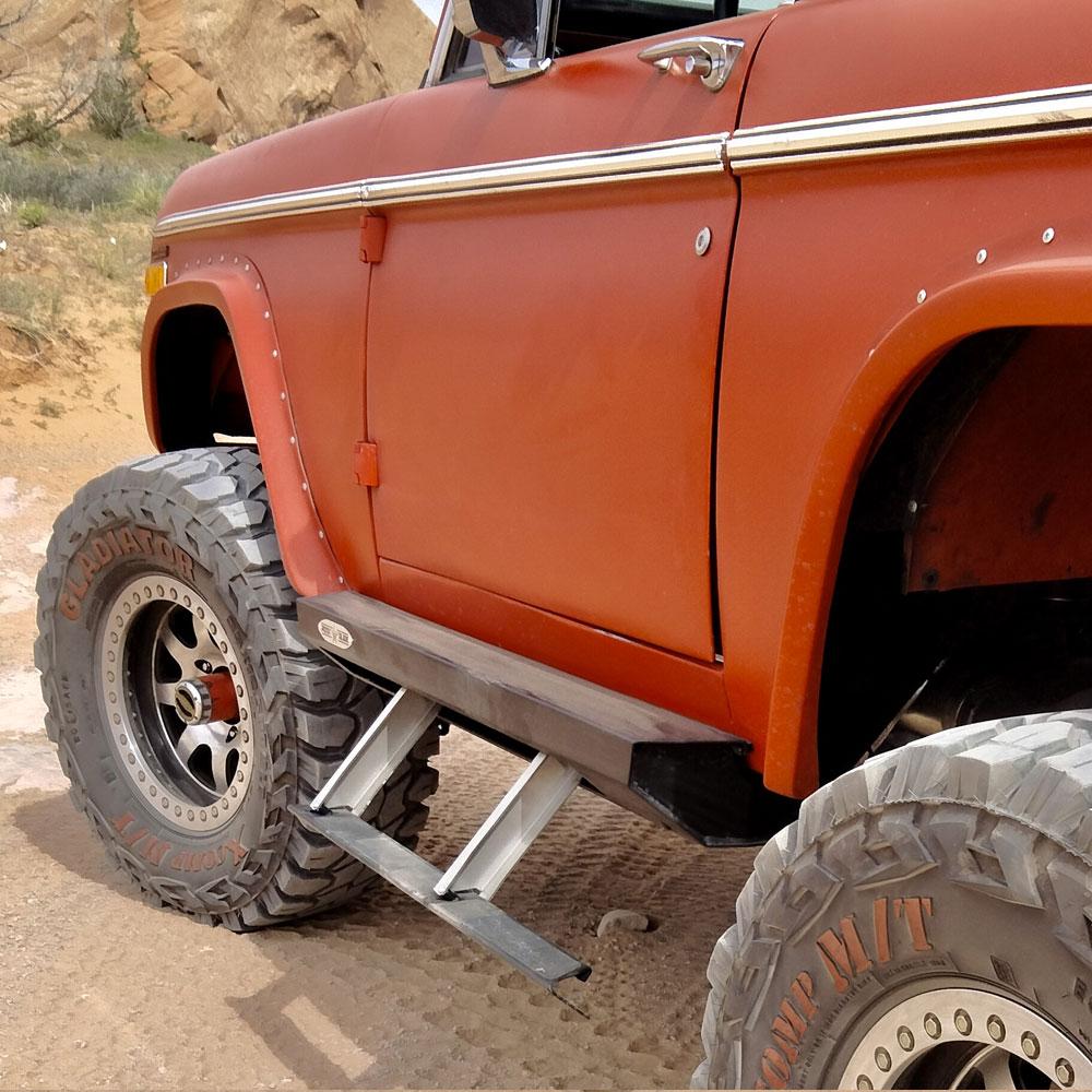 Rock Slide Engineering Ford Bronco 1St Generation Step Sliders Passenger Side Sub Part (1966-1977 Bronco) - BD-SS-300-B1GP
