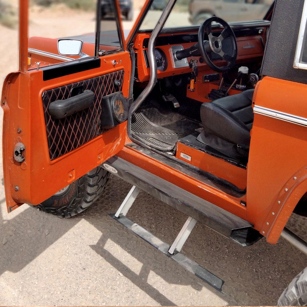 Rock Slide Engineering Ford Bronco 1St Generation Step Sliders 2 Boxes (1966-1977 Bronco) - BD-SS-300-B1G