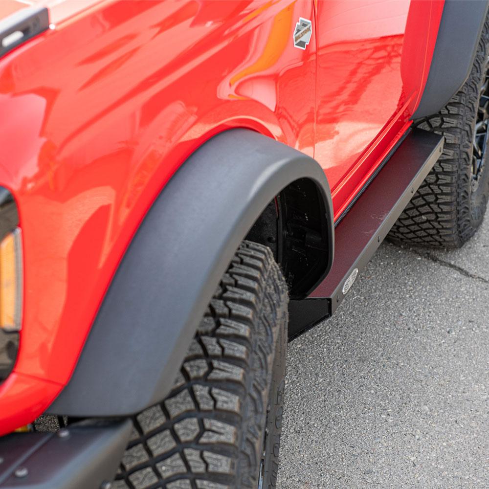 Rock Slide Engineering Bronco Side Step Sliders For 21-Pres Bronco 2 Door Models Set (2021-2023 Bronco) - BD-SS-300-BR2