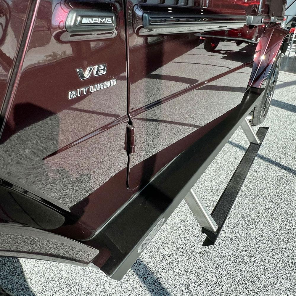 Rock Slide Engineering Mercedes-Benz G-Wagen Step Sliders Drivers Side (2019-2023 GLS550, AMG GT 63) - BD-SS-300-GWGD