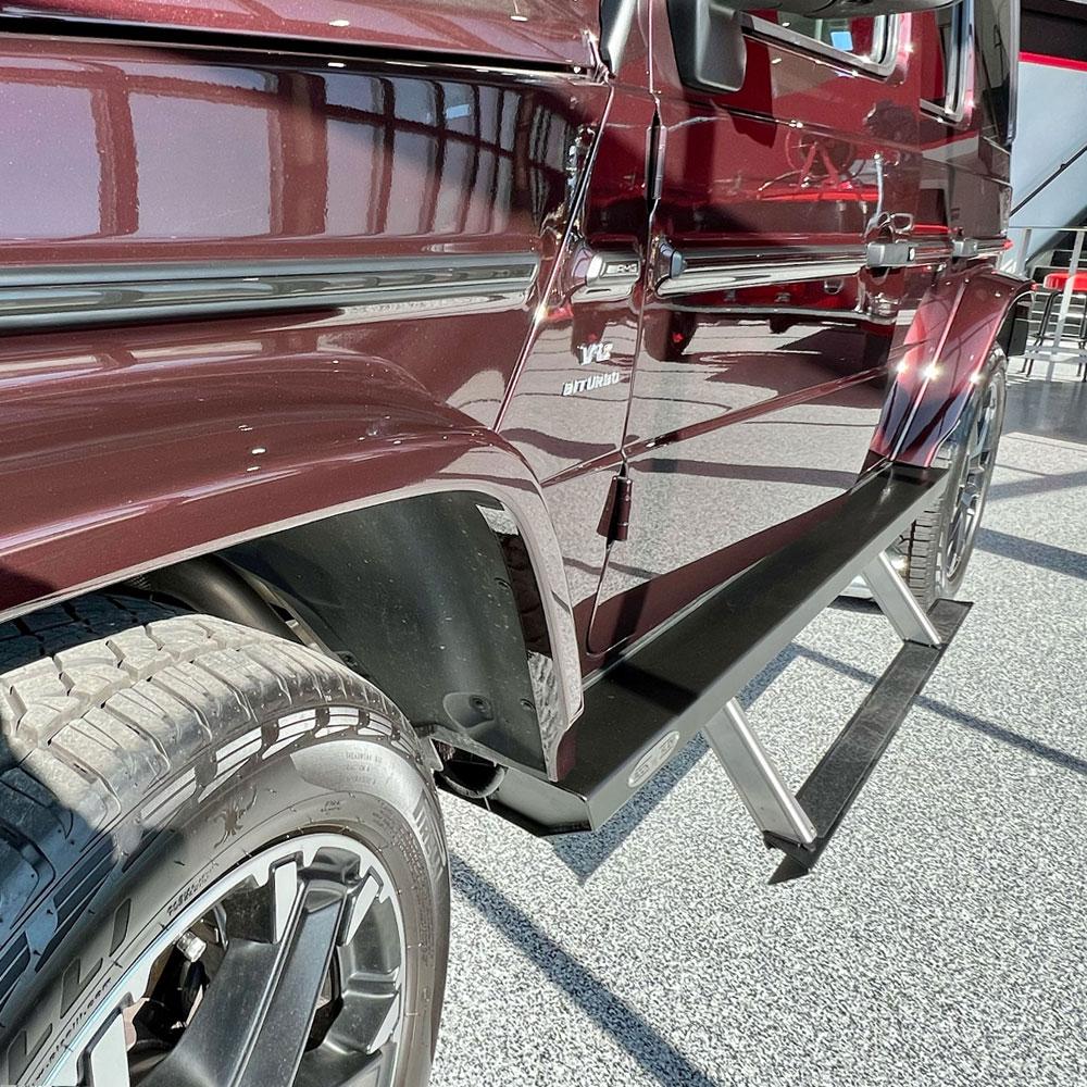 Rock Slide Engineering Mercedes-Benz G-Wagen Step Sliders - BD-SS-300-GWG