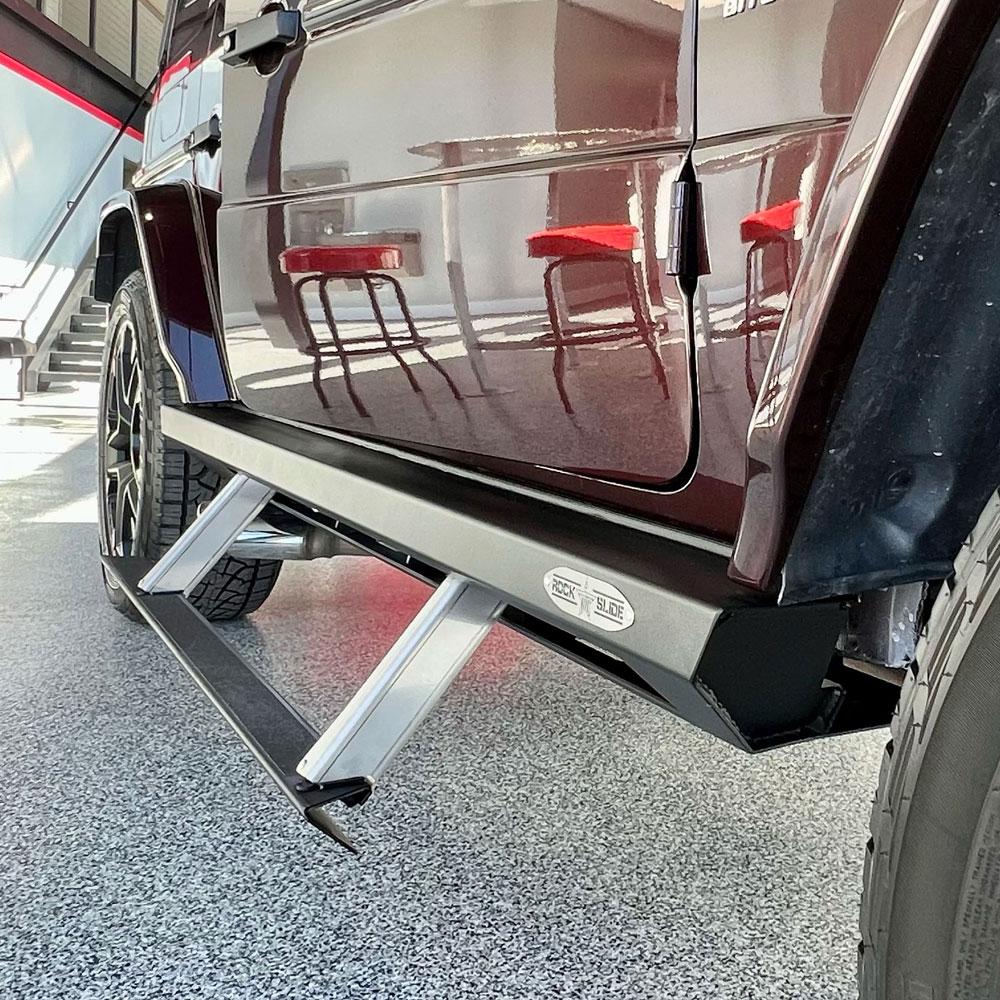 Rock Slide Engineering Mercedes-Benz G-Wagen Step Sliders - BD-SS-300-GWG