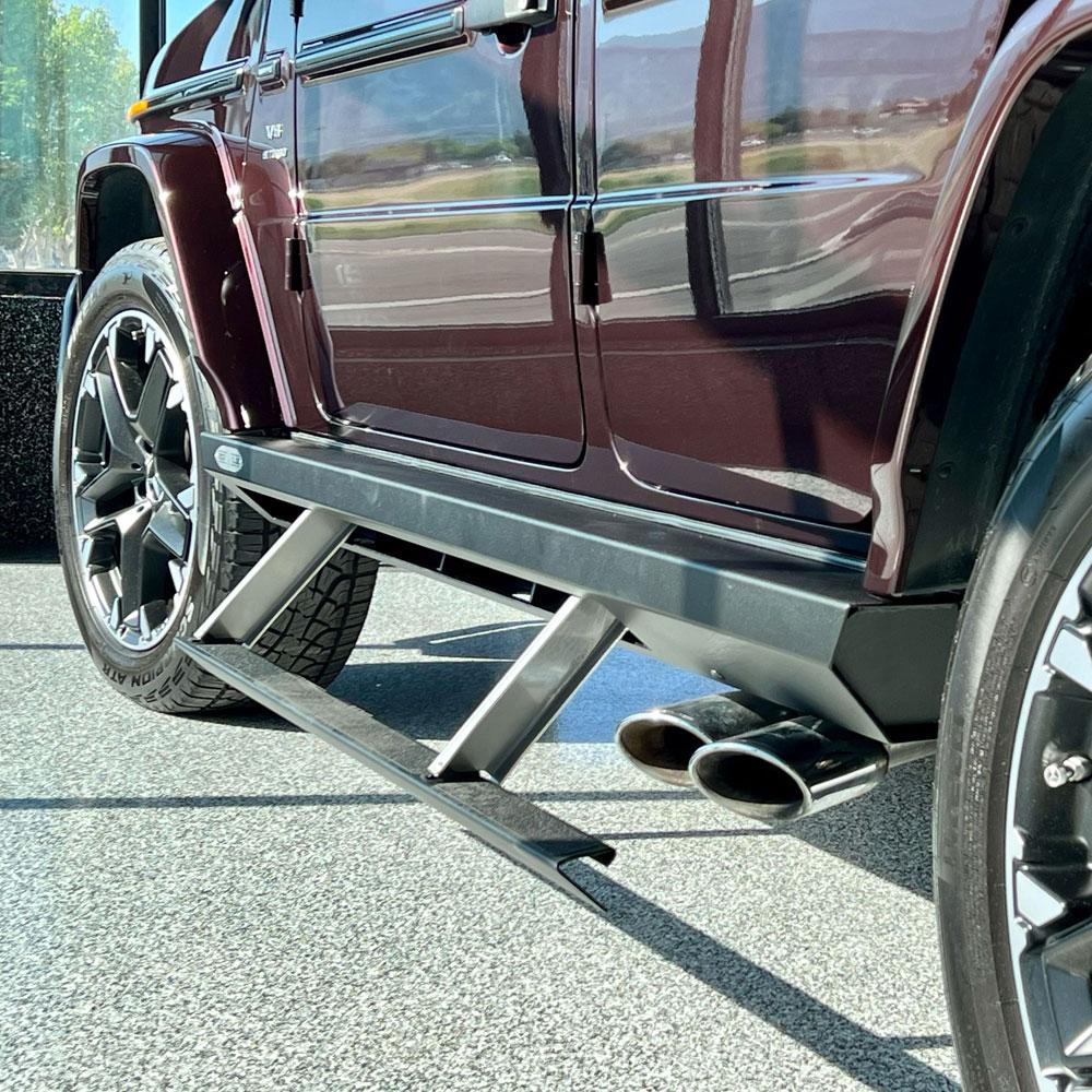 Rock Slide Engineering Mercedes-Benz G-Wagen Step Sliders - BD-SS-300-GWG
