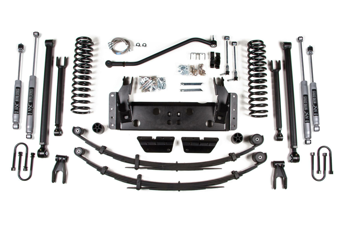 BDS Suspension 4.5 Inch Lift Kit Long Arm Jeep Cherokee XJ 84-01 Dana 35 NX2 Nitro Shocks (1984-2001 Cherokee) - BDS1428H