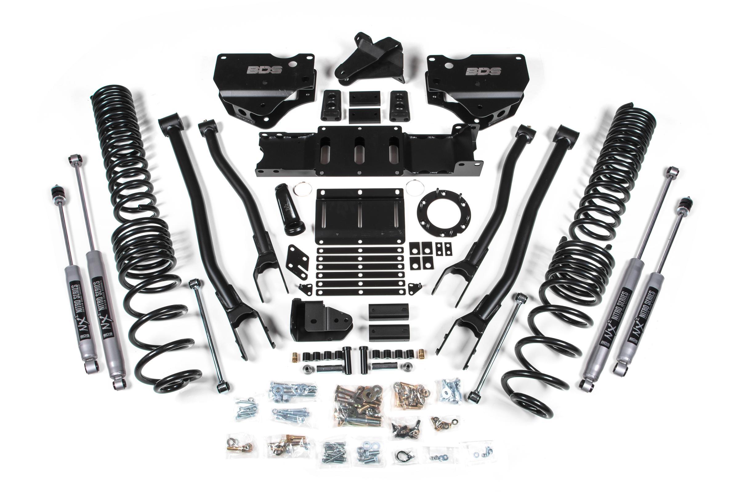 BDS Suspension 5.5 Inch Lift Kit w/ 4-Link Ram 2500 19-24 4WD Gas Fox 2.5 Performance Elite Shocks (2019-2024 2500) - BDS1689FPE