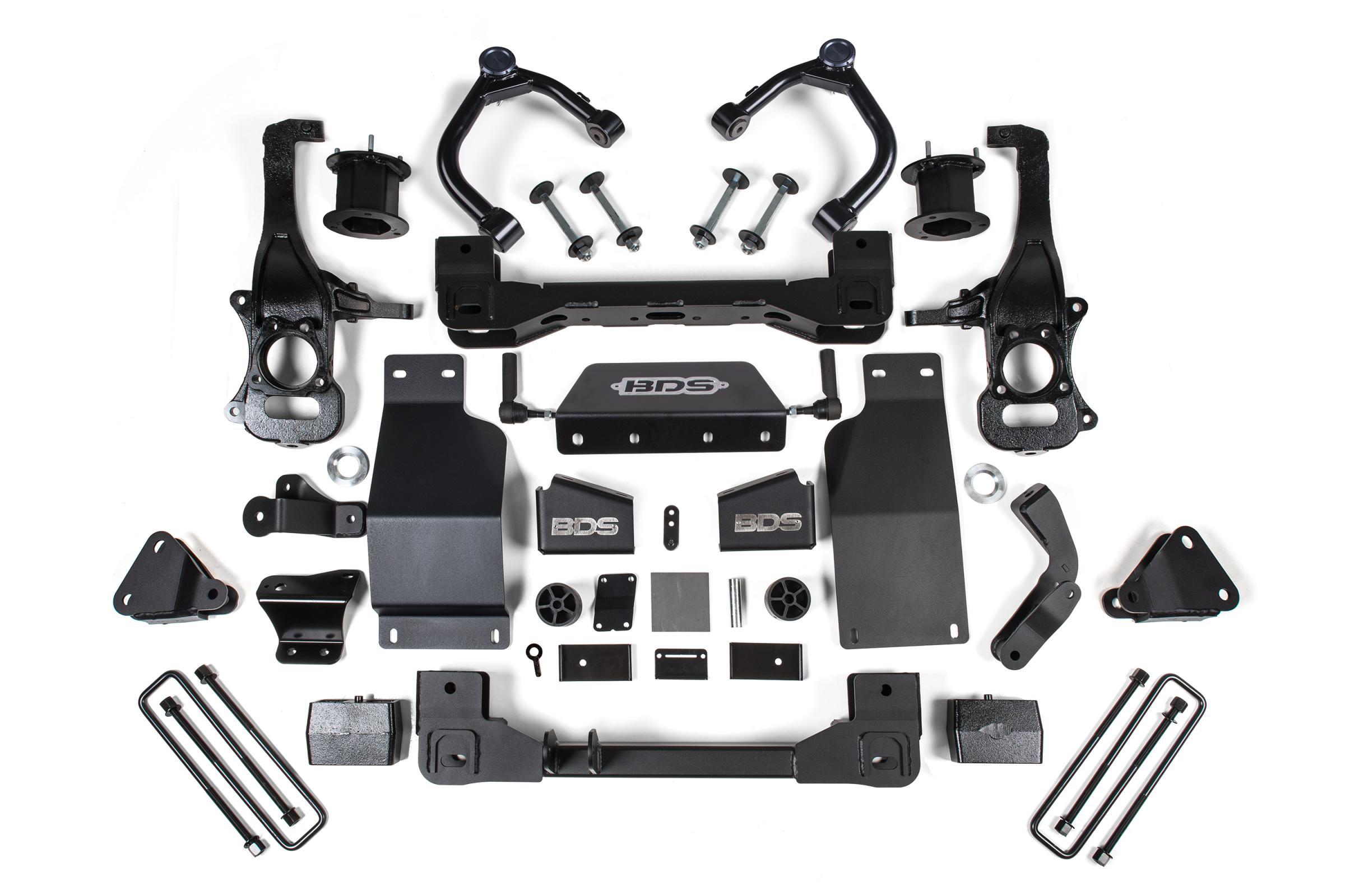 BDS Suspension 4 Inch Lift Kit Adaptive Ride Control Only Chevy Silverado High Country or GMC Denali 1500 19-24 4WD Diesel - BDS1810H