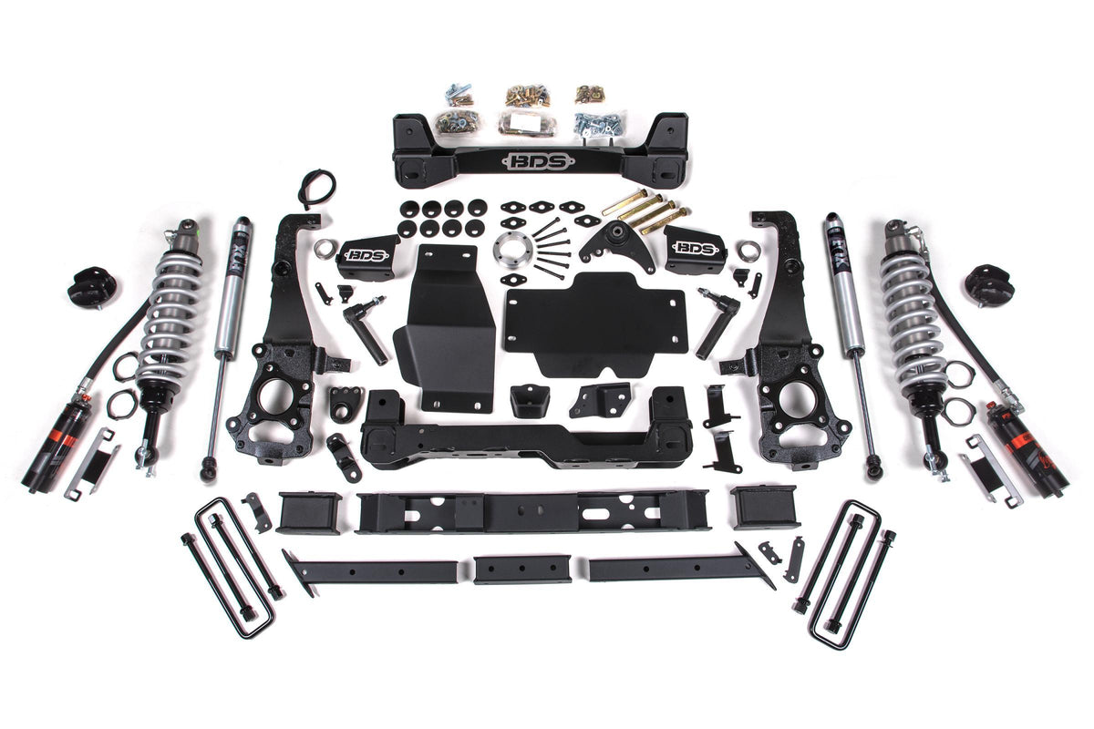 BDS Suspension 6 Inch Lift Kit FOX 2.5 Coil-Over Ford Ranger 19-23 4WD Cast Steel Knuckle Fox 2.5 Performance Shocks (2020-2023 Ranger) - BDS1907FDSC