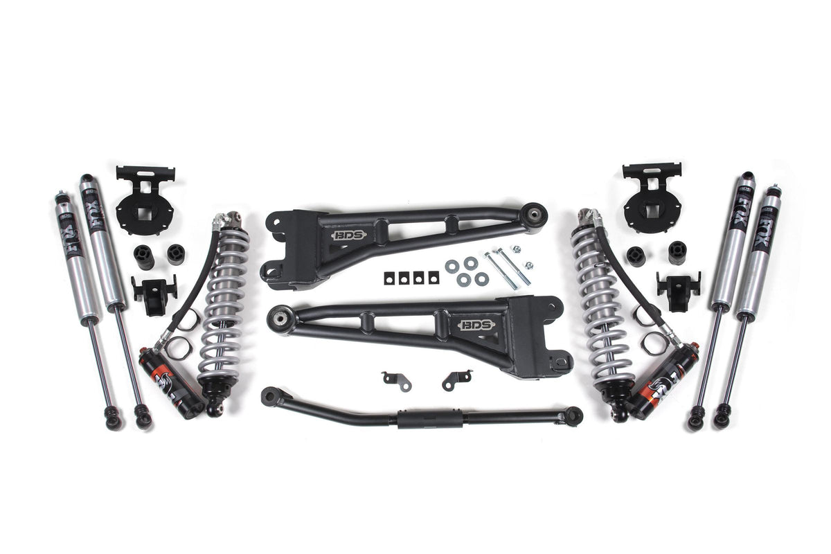 BDS Suspension 2.5 Inch Lift Kit w/ Radius Arm Coil-Over Conversion Ford F250/F350 Super Duty 11-16 4WD Diesel No Block FOX 2.5 Performance Elite (2011-2016 F-350 Super Duty, F-250 Super Duty) - BDS1928FPE