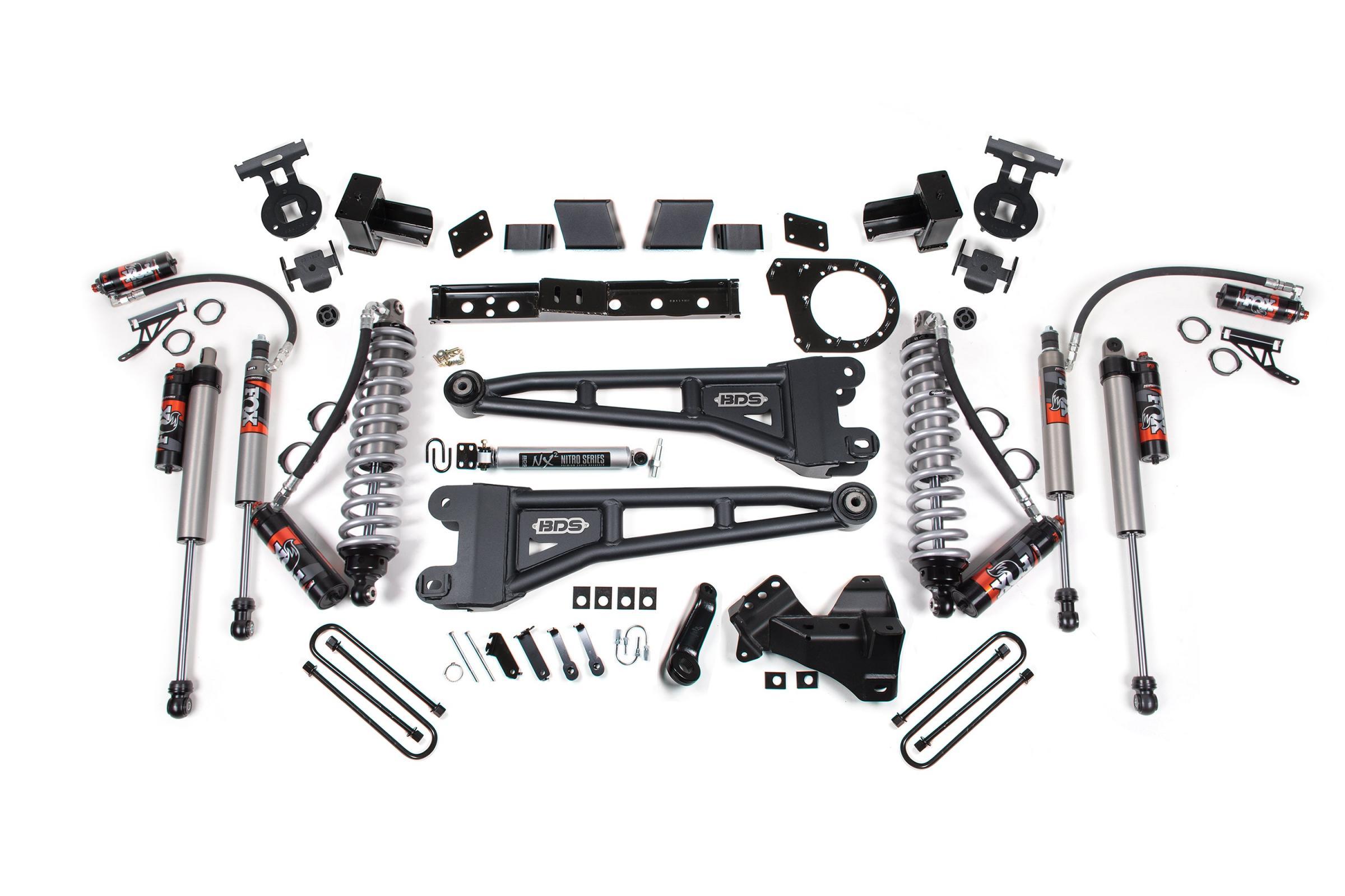 BDS Suspension 6 Inch Lift Kit w/ Radius Arm FOX 2.5 Performance Elite Coil-Over Conversion Ford F350 Super Duty DRW 20-22 4WD Diesel Fox 2.5 Performance Elite - BDS1982FPE